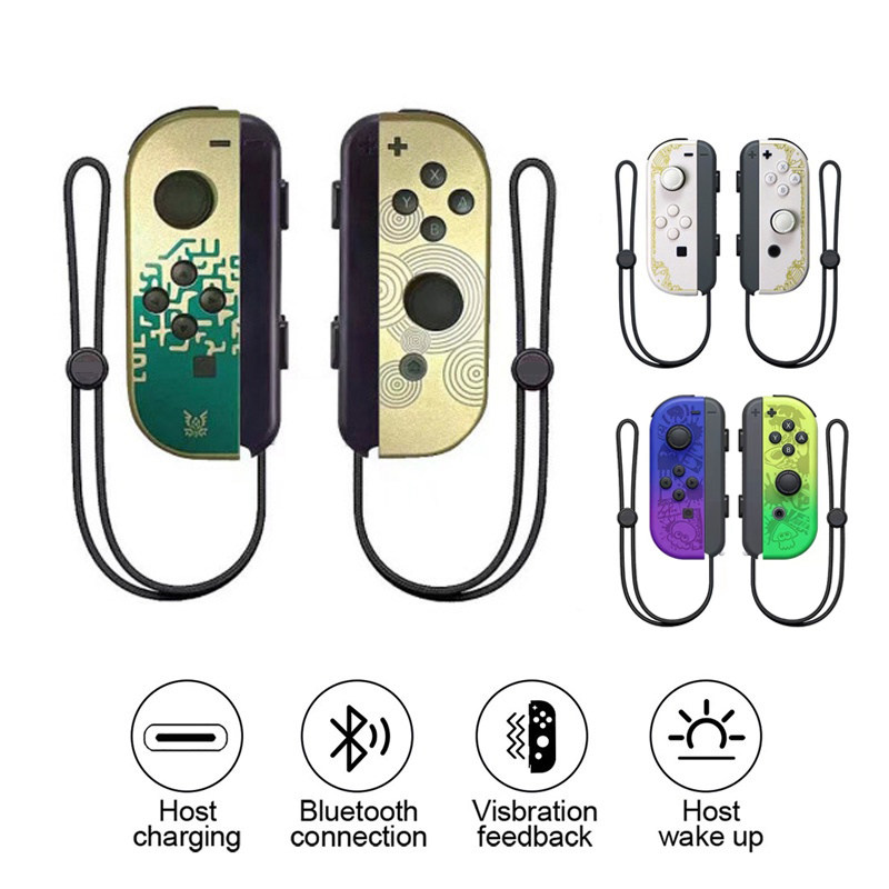 NINTENDO 스위치 컨트롤러 라이트|OLED 조이 콘 엘리트 컨트롤러 투명 블루투스 체성 감각에 적합