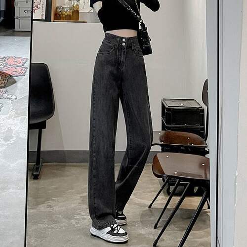 womenclothes黑灰垂感牛