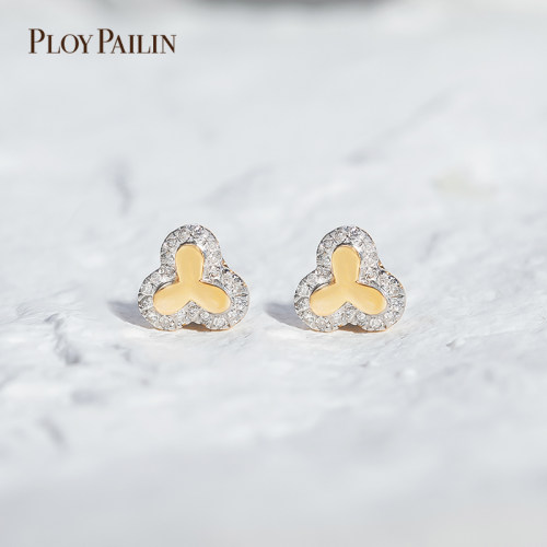 PLOYPAILIN/普柏琳三叶草耳钉