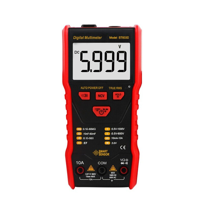 希玛ST833D数字万用表（6000位真有效值/全自动）多功能数显电表