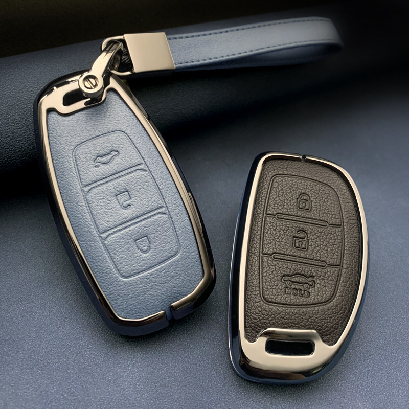 现代名图钥匙套ix35第七代伊兰特菲斯塔ix25胜达男汽车壳女扣包