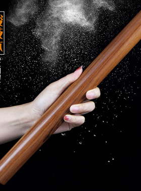 树妮家用不易沾酸枝木擀面杖面条擀面杖擀皮面点烘焙擀面棍加长