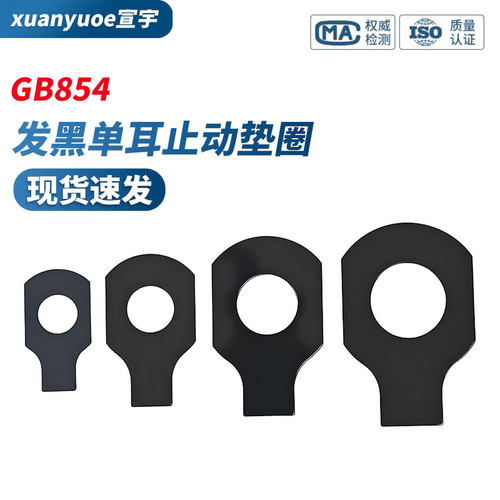 gb854发黑单耳止动垫圈