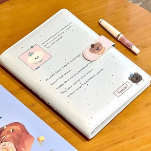 可爱小狗皮质卡册ins高颜值追星女孩专用小卡拍立得照片收纳册