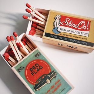 Top 点烟香薰礼物 Match复古火柴优质家用高颜值艺术点火蜡烛老式