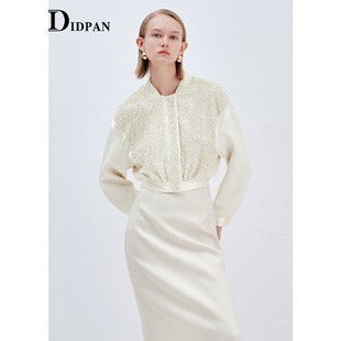 新款 夹克26春季 外套女浪漫高级小众不撞款 IDPAN闪耀精致亮片短款