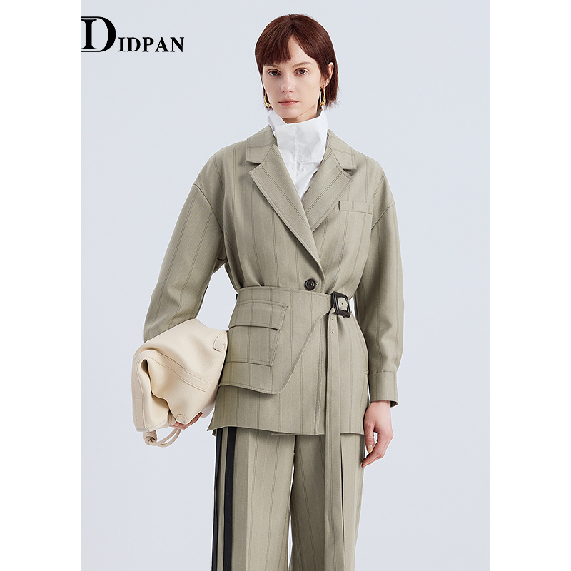 IDPAN西装外套25冬高智巴恩风干练职场高级感通勤西服女