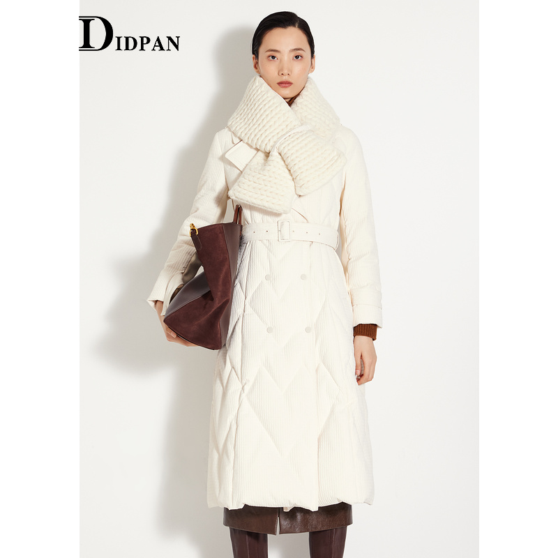 IDPAN时尚通勤长款羽绒服