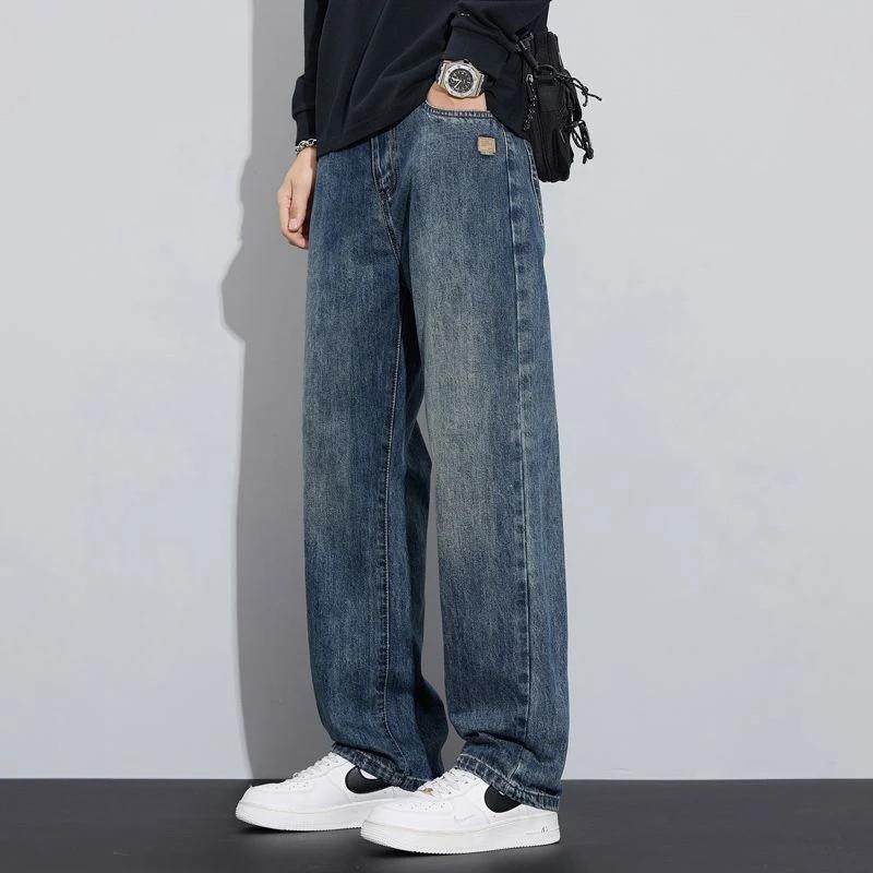酷乐甄选美式复古牛仔裤男士秋季直筒裤20O25新款休闲男V生美式裤
