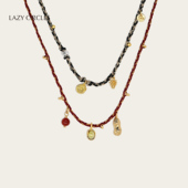 LAZY CIRCLES幸运编绳项链女好事花生新年礼物