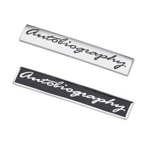 适用于路虎揽胜字母车标贴前后机盖极光行政运动星脉黑色字标改装