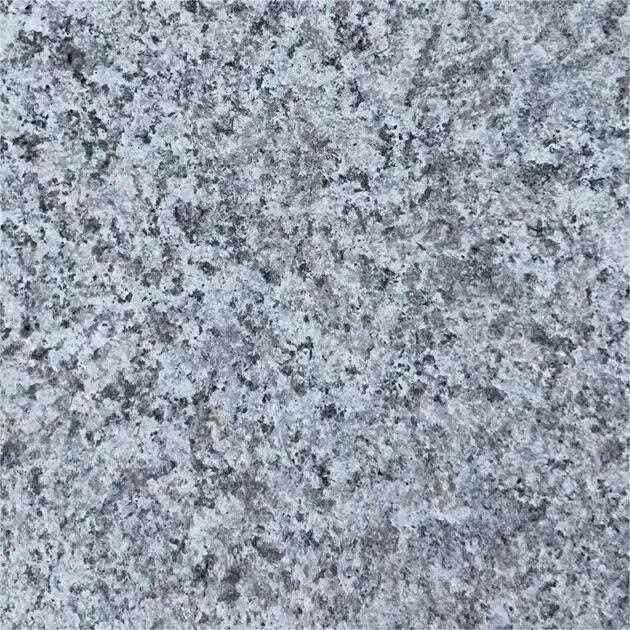 随州供应 芙蓉白602喷砂面花岗岩石材 公园建设庭院地铺广场砖