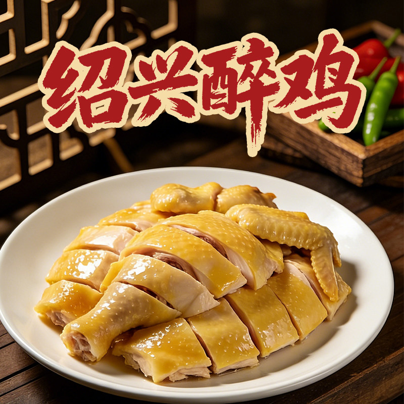 绍兴特产开袋即食醉鸡糟货熟食卤味下酒菜腌鸡肉零食酒店冷盘300g