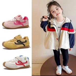 儿童网鞋2026春夏季新款复古女童阿甘鞋男童运动鞋网面透气德训