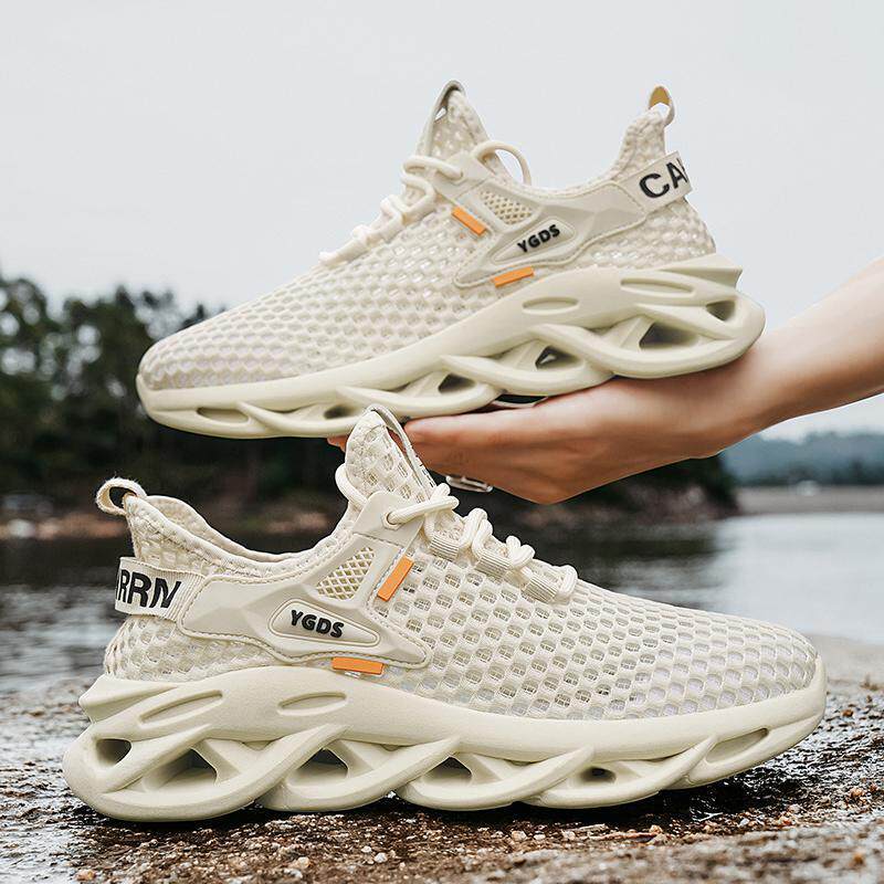 2026夏季新款网面男士运动板鞋透气休闲简约板鞋青少年夏季跑步鞋