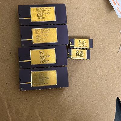 AD676JD 4个 AD534SD  光脚的没上过锡的
