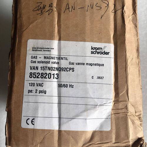 KROM VAN 15TN02NQ92CPS 85282013 ASN Z21.21 CAN/CGA 6.5 M95