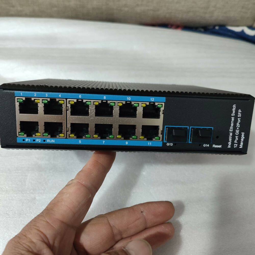 龙缘通信 LY-ISMG-F2R12 千兆工业级管理型交换机