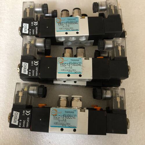 VEC1210D24L双头电磁阀 代替4V120-06