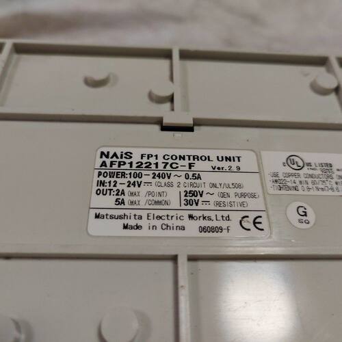 拆机：PLC主机FP1-AFP12217C