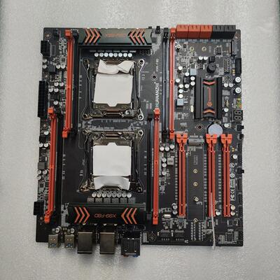 HUANANZHI X99-F8D主板 双CPU位 拆机件