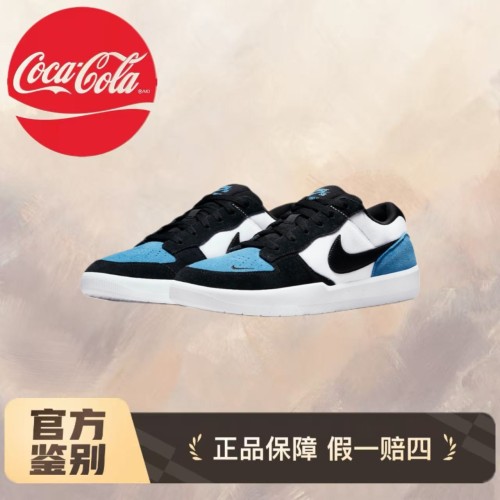 耐克男女同款低帮复古休闲板鞋黑白蓝CZ2959-400