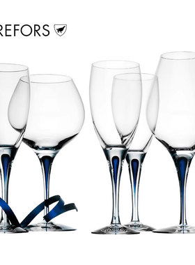 Orrefors瑞典进口Intermezzo芭蕾手工陈年红葡萄酒杯高脚杯醒酒器