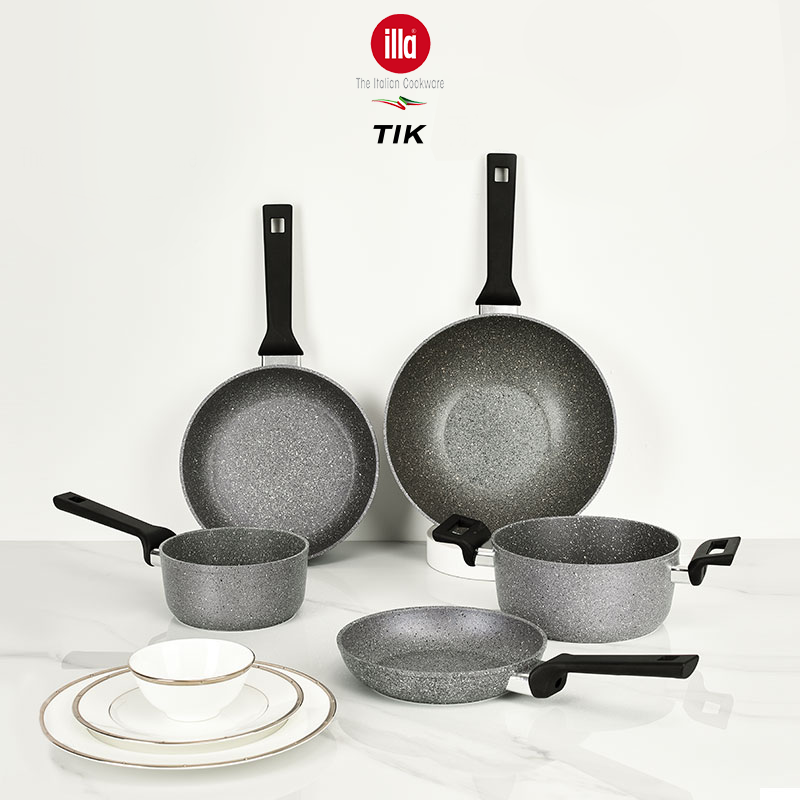 illa意大利进口炒锅煎奶锅平底深