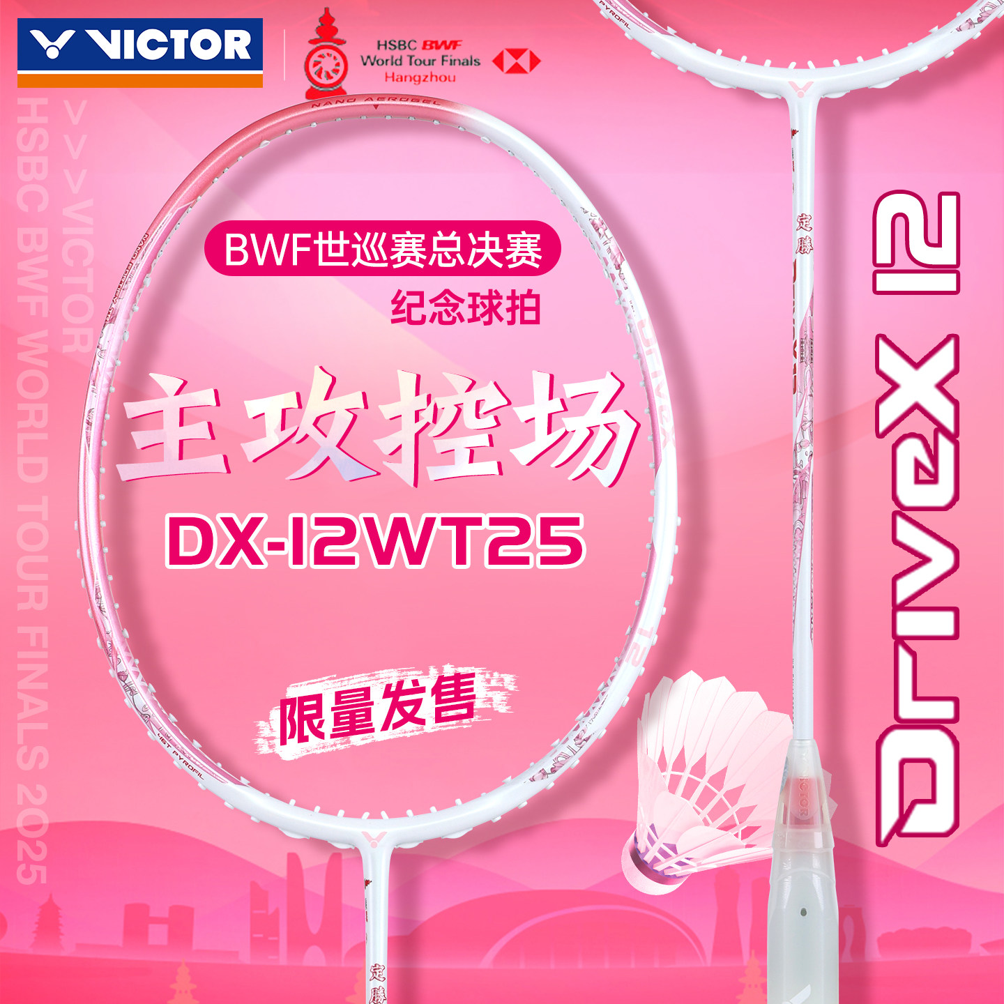威克多胜利羽毛球拍DX-12限量款