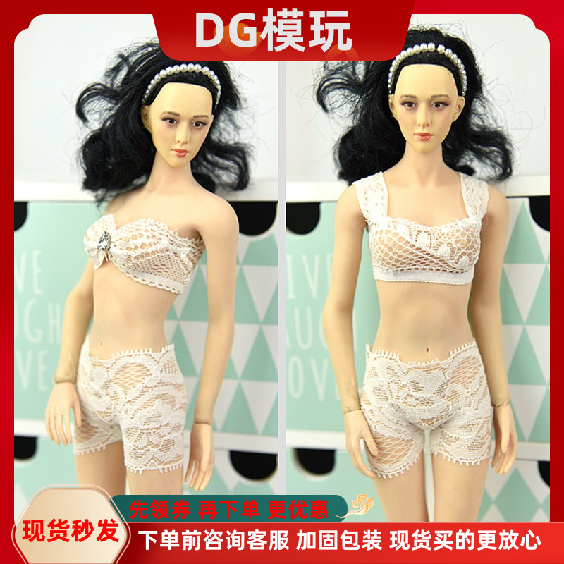 1/6兵人 吊带蕾丝内衣 内裤 适合岚包胶 PHl钢骨包胶女素体 现货