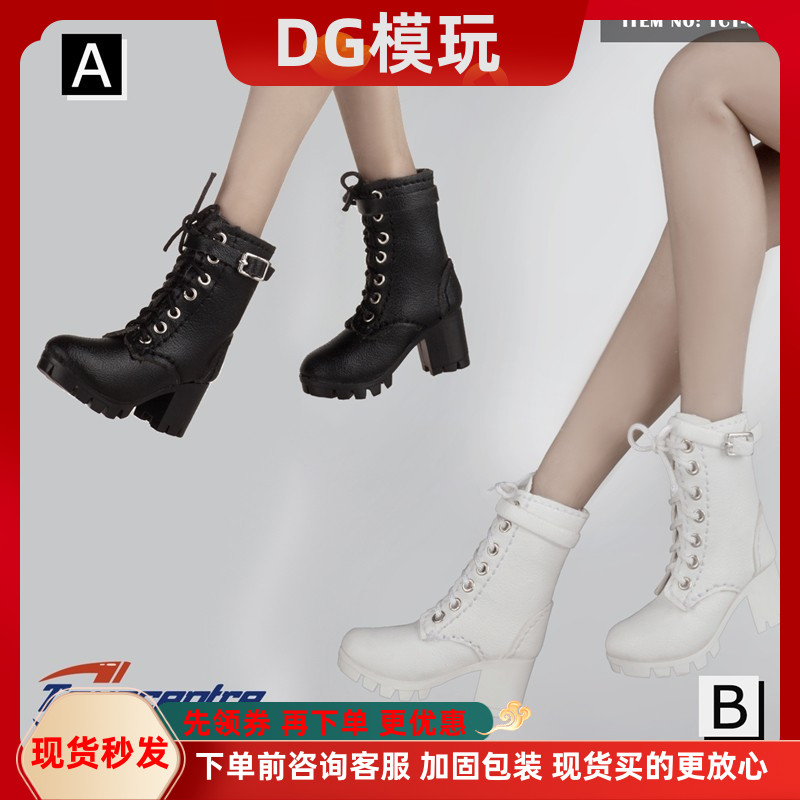 现货 Toys sentre 1/6兵人 TCT-010 女装短靴 中筒靴 空心马丁靴