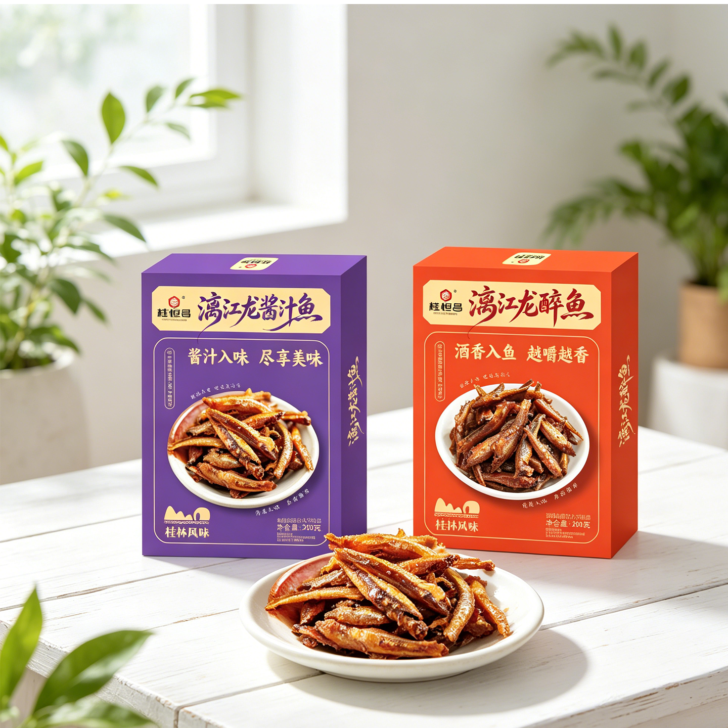 桂恒昌醉鱼广西桂林特产零食小吃阳朔啤酒鱼香辣即食小鱼仔干鱼块
