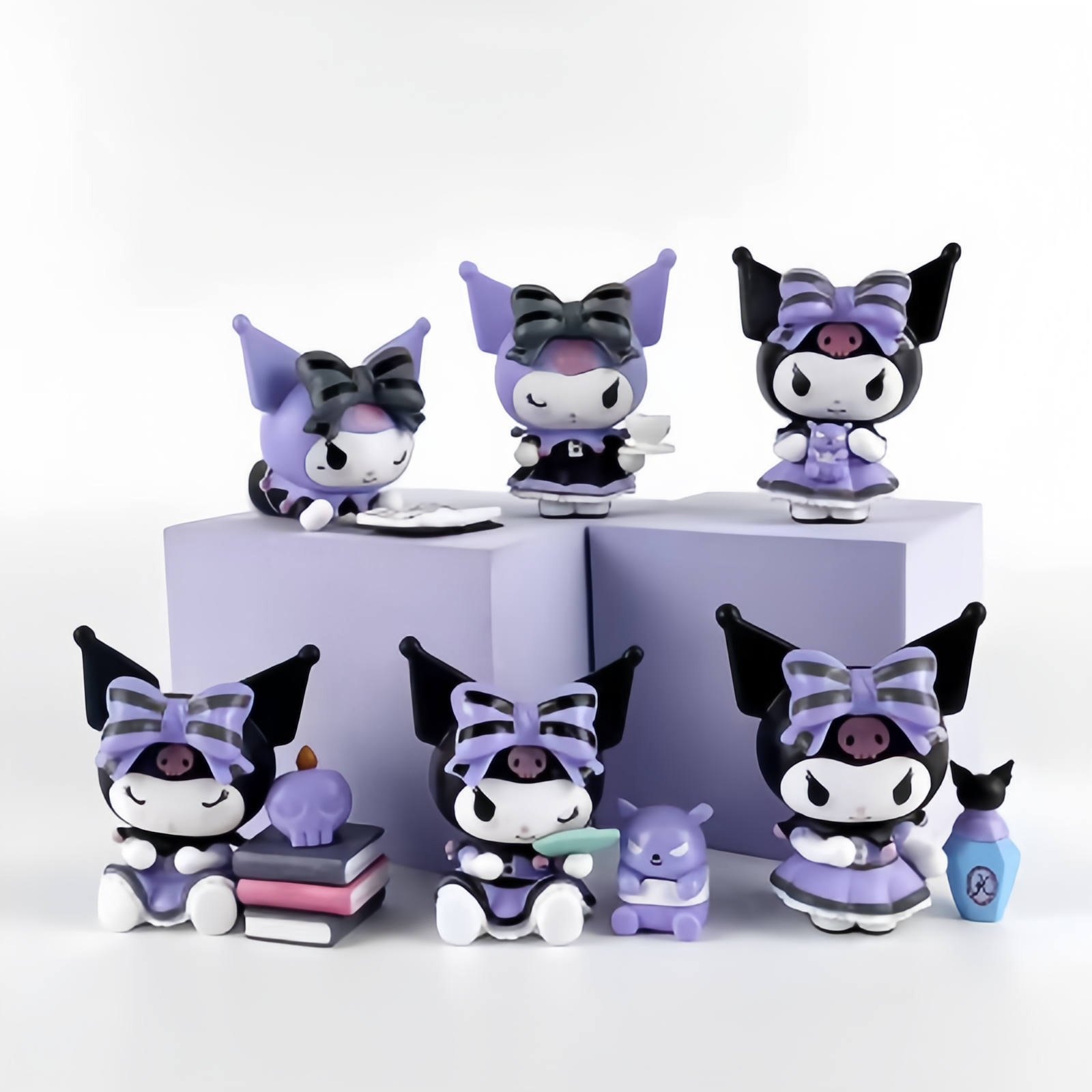 好幸运库洛米盲盒潮玩手办玩具公仔ins桌面摆件礼物车载祈福玩偶