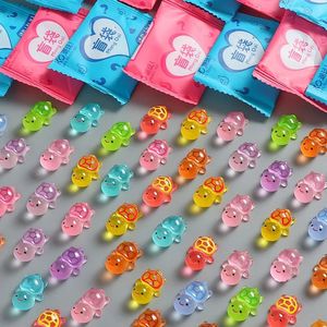 网红夜光乌龟摆件对对碰盲袋动物公仔树脂配件桌面车载装饰品配件