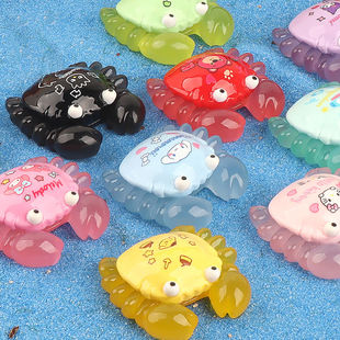 大号5cm夜光螃蟹微景观创意卡通海洋造景饰品配件树脂摆件