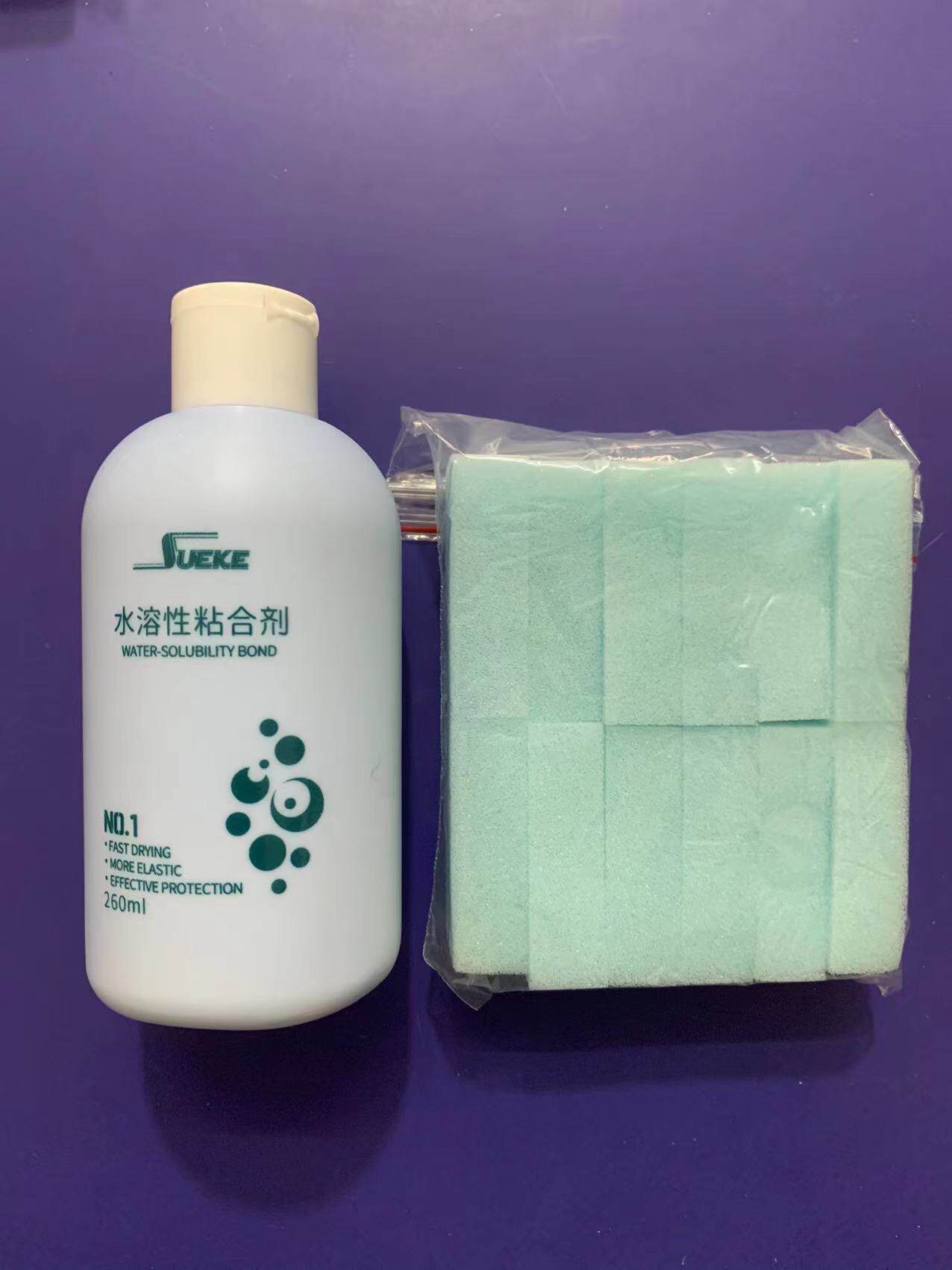 suke 速科速柯乒乓球水溶性无机胶水胶皮粘合剂260ml粘拍专用胶水