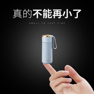 迷你保温杯女便携180ml直身杯女生不锈钢水杯网红小容量保温杯