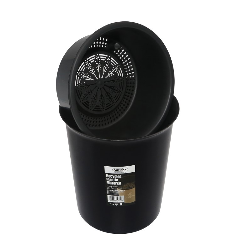 茶渣桶倒配件茶桶功夫茶具塑料茶叶茶台废水桶小过滤垃圾筒茶水桶