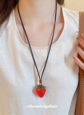 韩系爆款安简约长款流苏安可拉