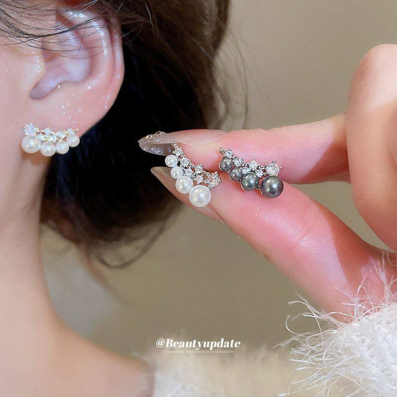 银针锆石珍珠耳钉精致优雅简约时尚日常百搭耳环轻奢高级感耳饰女,饰品/流行首饰/时尚饰品新,耳钉,淘宝优惠券,粉丝福利购,淘宝优惠卷