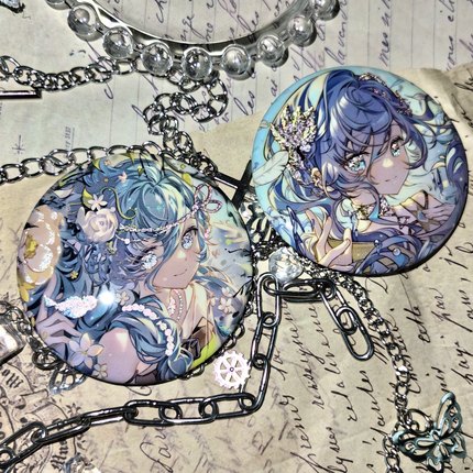 小红书同款重返未来1999同人谷子37银葱吧唧徽章桌面装饰挂件周边