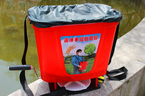 水稻小麦手摇播种施肥/撒肥器/蔬菜撒肥机饲料投喂机/手动施肥器