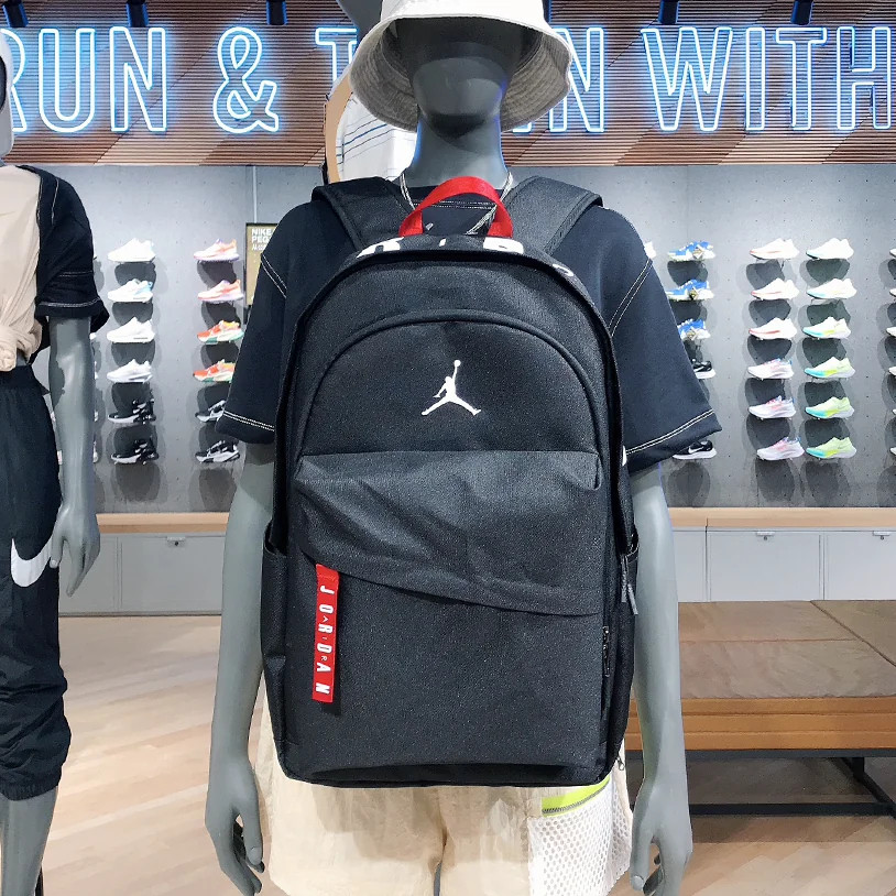 耐克书包双肩包男生初高中学生大容量黑色耐脏nike背包jordan乔丹