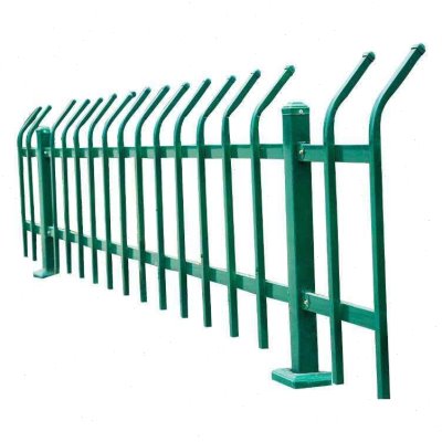 定制锌钢草坪护栏花园铁艺围栏栅栏室外园林绿化带隔离户外栏杆防
