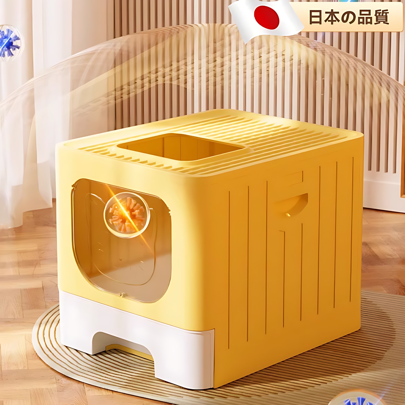 猫砂盆超大号防外溅猫厕所全封闭抽屉式猫屎盆防臭抽屉猫沙盆加高