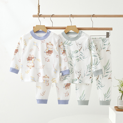 秋冬纯棉婴儿秋衣套装