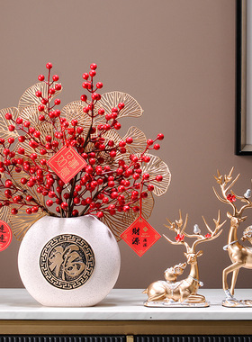 乔迁之喜新居布置装饰礼品家居客厅电视柜酒柜玄关鹿摆件乔迁礼物