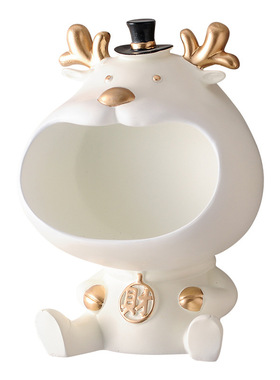 招财猫进门口入户壁挂口罩钥匙摆件收纳玄关装饰品创意免打孔挂钩