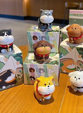 树脂可爱解压女原创精致摆饰狗狗