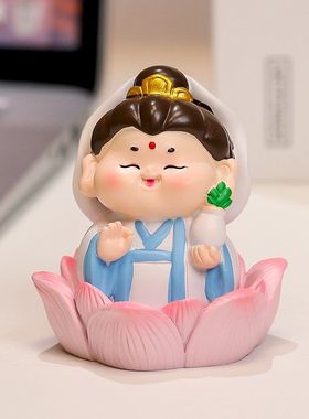 轻奢佛祖教师节摆件工艺品树脂礼物礼品装饰创意桌面观音办公室新